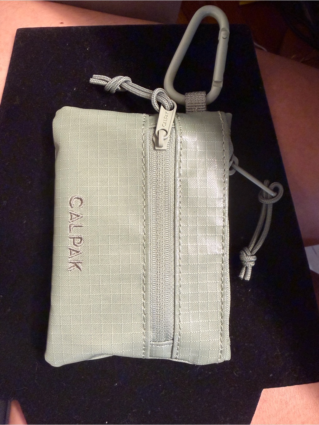 Calpak Terra Zip Pouch With Carabiner Nwot — image 5 of 5